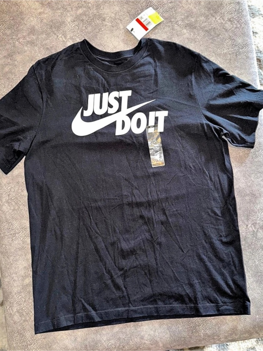 Nike Sportswear JDI T-Shirt Just Do It Graphic Tee Black Large